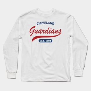 Cleveland Guardians Classic Style Long Sleeve T-Shirt